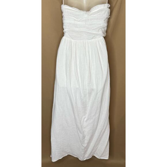 Charlie Holiday White Harriet Midi Beach Summer Dress S NWT - Picture 6 of 8